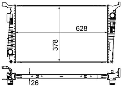 MAHLE ORIGINAL CR 845 000S Číslo výrobce: 376735181. EAN: 4057635090254.