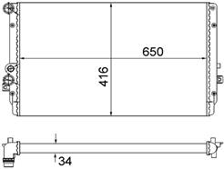 MAHLE ORIGINAL CR 854 001S