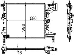MAHLE ORIGINAL CR 945 000S
