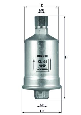 MAHLE ORIGINAL KL 94 Číslo výrobce: 76693774. EAN: 4009026502044.