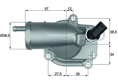 MAHLE ORIGINAL TH 10 87 Číslo výrobce: 2.421.87.355. EAN: 4250192943937.