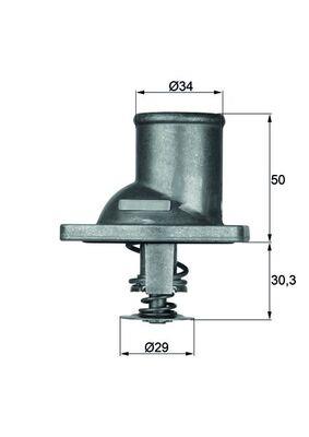 MAHLE ORIGINAL TI 1 92 Číslo výrobce: 1.163.92.344. EAN: 4250192900350.