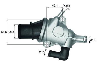 MAHLE ORIGINAL TI 125 88 Číslo výrobce: 70808581. EAN: 4250192900121.