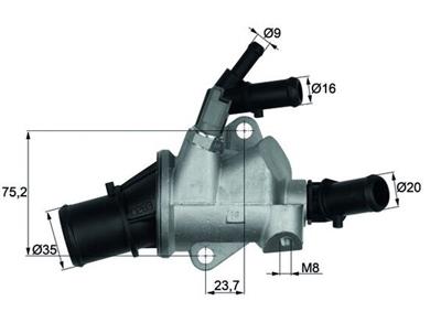 MAHLE ORIGINAL TI 148 88 Číslo výrobce: G.1033.88. EAN: 4250192995721.