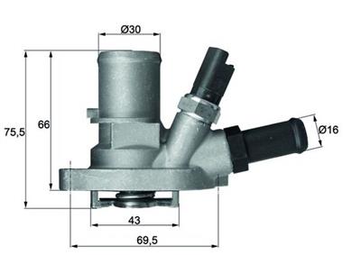 MAHLE ORIGINAL TI 149 88 Číslo výrobce: G.1016.88. EAN: 4250192900183.