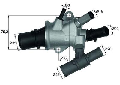 MAHLE ORIGINAL TI 168 88 Číslo výrobce: G.896.88. EAN: 4250192995547.