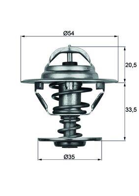 MAHLE ORIGINAL TX 8 88D Číslo výrobce: 1.105.88. EAN: 4250192909223.