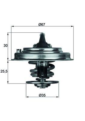 MAHLE ORIGINAL TX 30 80D Číslo výrobce: 2.145.80. EAN: 4250192923953.