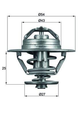 MAHLE ORIGINAL TX 93 83D Číslo výrobce: B.346.83. EAN: 4250192993420.