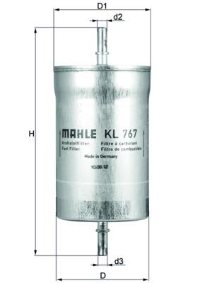 MAHLE ORIGINAL KL 767 Číslo výrobce: 70566775. EAN: 4009026885147.