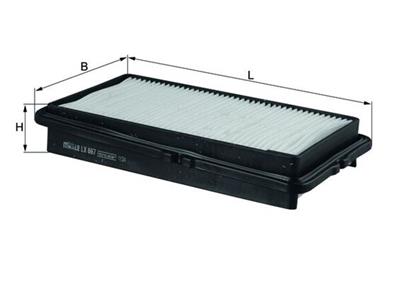 MAHLE ORIGINAL LX 667 Číslo výrobce: 79631003. EAN: 4009026065174.