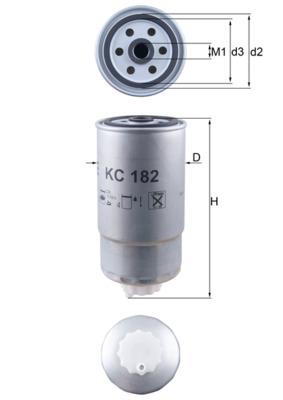 MAHLE ORIGINAL KC 182 Číslo výrobce: 76693451. EAN: 4009026501917.