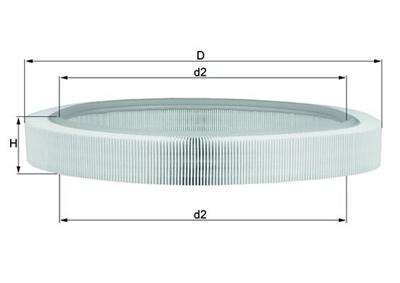 MAHLE ORIGINAL LX 61 Číslo výrobce: 77399579. EAN: 4009026003282.