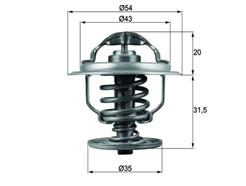 MAHLE ORIGINAL TX 109 87D