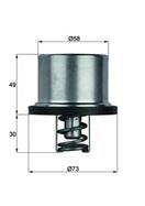 MAHLE ORIGINAL THD 1 82