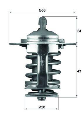 MAHLE ORIGINAL TX 70 82 Číslo výrobce: 6.324.82. EAN: 4250192925605.