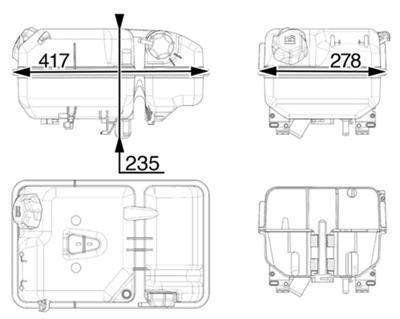 MAHLE ORIGINAL CRT 237 000P Číslo výrobce: 376765761. EAN: 4057635129732.