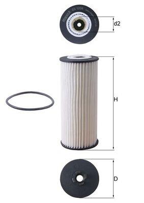 MAHLE ORIGINAL OX 1236D Číslo výrobce: 72500833. EAN: 4057635169264.