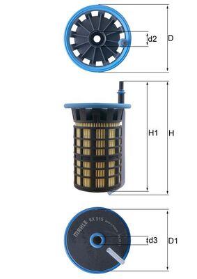 MAHLE ORIGINAL KX 515 Číslo výrobce: 72467184. EAN: 4057635005050.