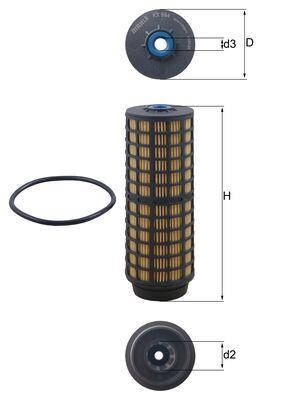 MAHLE ORIGINAL KX 564D Číslo výrobce: 72489315. EAN: 4057635013048.