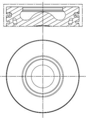 MAHLE ORIGINAL 013 PI 00136 000 Číslo výrobce: 86 L 171. EAN: 4057635171717.