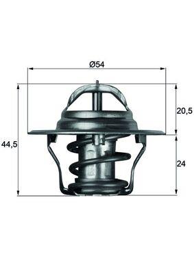 MAHLE ORIGINAL TX 4 87D Číslo výrobce: 1.071.87.305. EAN: 4250192925575.