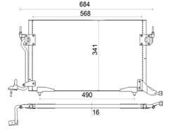 MAHLE ORIGINAL AC 182 001S