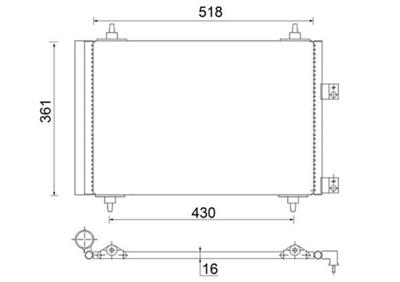 MAHLE ORIGINAL AC 314 000S Číslo výrobce: 351300664. EAN: 4057635021029.