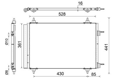 MAHLE ORIGINAL AC 554 000S Číslo výrobce: 351307694. EAN: 4057635024273.