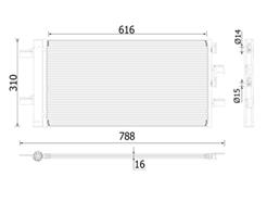 MAHLE ORIGINAL AC 891 000P