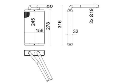 MAHLE ORIGINAL AH 268 000S Číslo výrobce: 8FH 351 511-794. EAN: 4057635047630.
