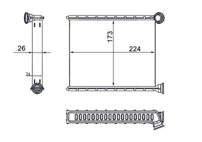 MAHLE ORIGINAL AH 269 000S Číslo výrobce: 8FH 351 512-004. EAN: 4057635047647.