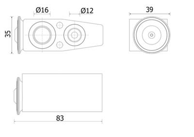 MAHLE ORIGINAL AVE 142 000P Číslo výrobce: 8UW 351 010-511. EAN: 4057635127820.