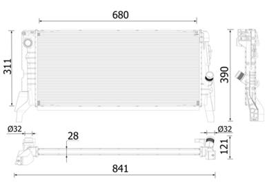 MAHLE ORIGINAL CR 2310 000P Číslo výrobce: 8MK 376 996-711.