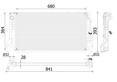 MAHLE ORIGINAL CR 2314 000P Číslo výrobce: 8MK 376 996-751. EAN: 4057635129602.