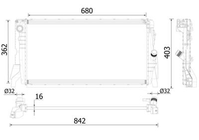 MAHLE ORIGINAL CR 2315 000P Číslo výrobce: 8MK 376 996-761. EAN: 4057635129619.