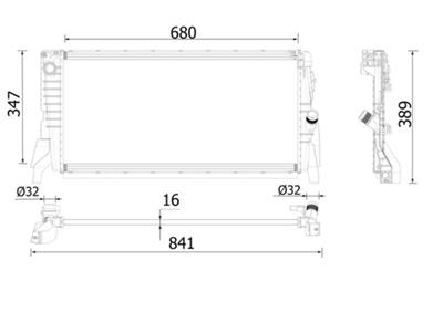 MAHLE ORIGINAL CR 2317 000P Číslo výrobce: 8MK 376 996-791.