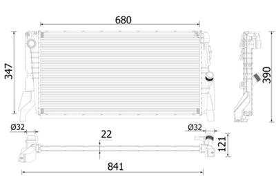MAHLE ORIGINAL CR 2318 000P Číslo výrobce: 8MK 376 997-071. EAN: 4057635129640.