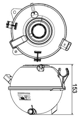MAHLE ORIGINAL CRT 19 000S Číslo výrobce: 376702434. EAN: 4057635114950.