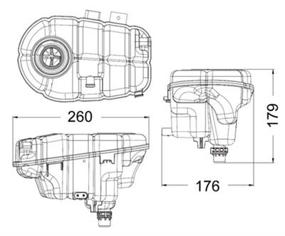 MAHLE ORIGINAL CRT 60 000S Číslo výrobce: 376730734. EAN: 4057635115438.