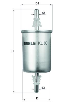 MAHLE ORIGINAL KL 83 Číslo výrobce: 76557839. EAN: 4009026306468.