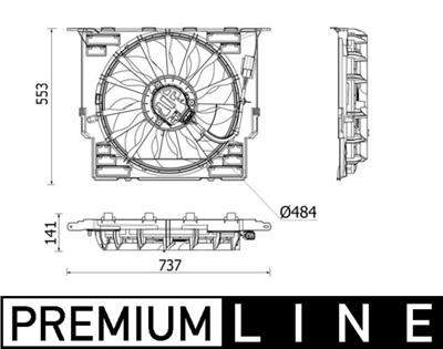 MAHLE ORIGINAL CFF 543 000P Číslo výrobce: 8EW 376 913-051. EAN: 4057635128100.