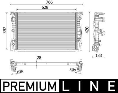 MAHLE ORIGINAL CR 2223 000P Číslo výrobce: 8MK 376 795-261. EAN: 4057635128698.