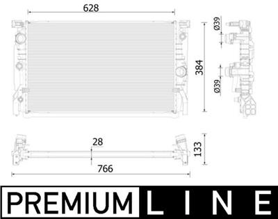 MAHLE ORIGINAL CR 2325 000P Číslo výrobce: 8MK 376 998-021. EAN: 4057635129718.