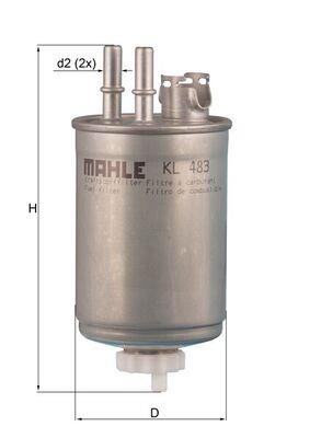 MAHLE ORIGINAL KL 483 Číslo výrobce: 70326055. EAN: 4009026508985.
