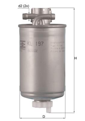 MAHLE ORIGINAL KL 197 Číslo výrobce: 78486037. EAN: 4009026108451.