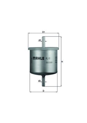 MAHLE ORIGINAL KL 61 Číslo výrobce: 78728180. EAN: 4009026028322.