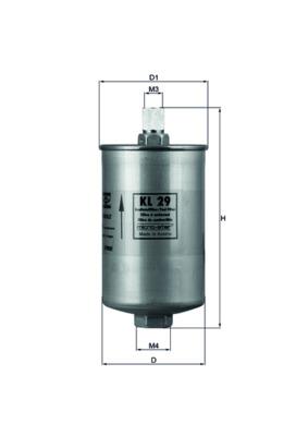 MAHLE ORIGINAL KL 29 Číslo výrobce: 77397896. EAN: 4009026002582.