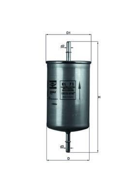 MAHLE ORIGINAL KL 71 Číslo výrobce: 79654757. EAN: 4009026074077.