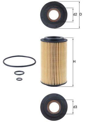 MAHLE ORIGINAL OX 153D3 Číslo výrobce: 72551597. EAN: 4009026084816.